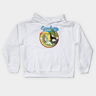 Explore Placencia Belize travel logo Kids Hoodie